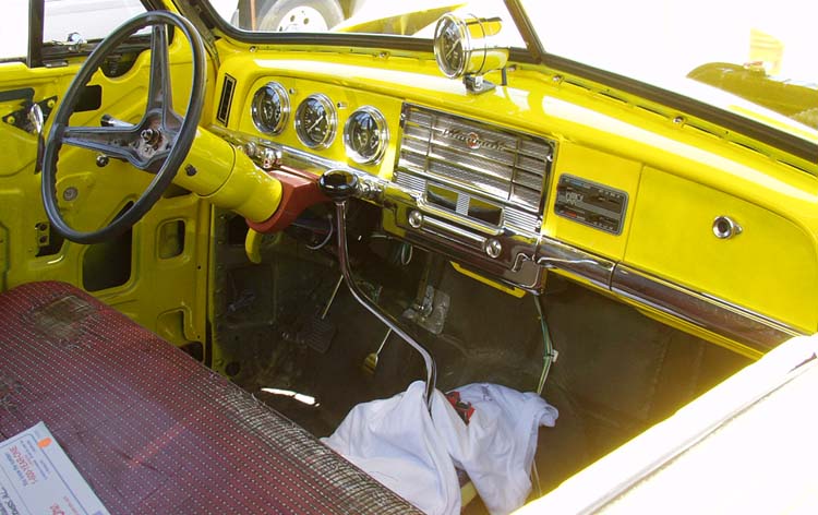 50 Plymouth 3W Coupe Custom Dash