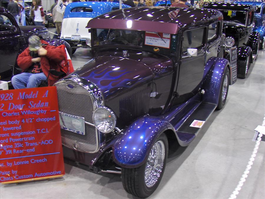 28 Ford Model A Chopped Tudor Sedan