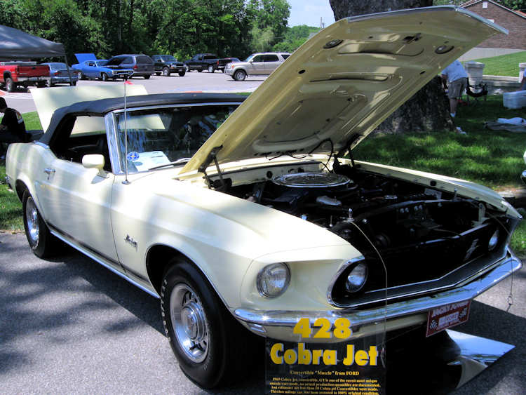 68 Ford Mustang 428 CobraJet Convertible
